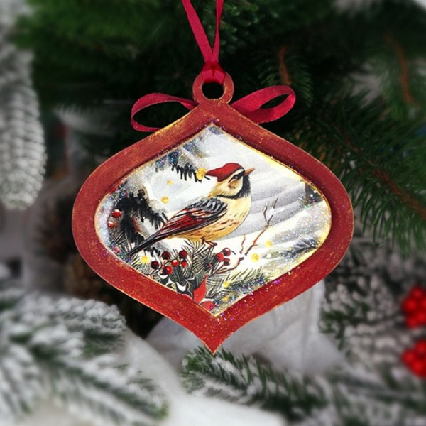 Творческий набор для создания 3-х елочных украшений "Vintage Christmas" FDCKW-053(FDCKW-053)