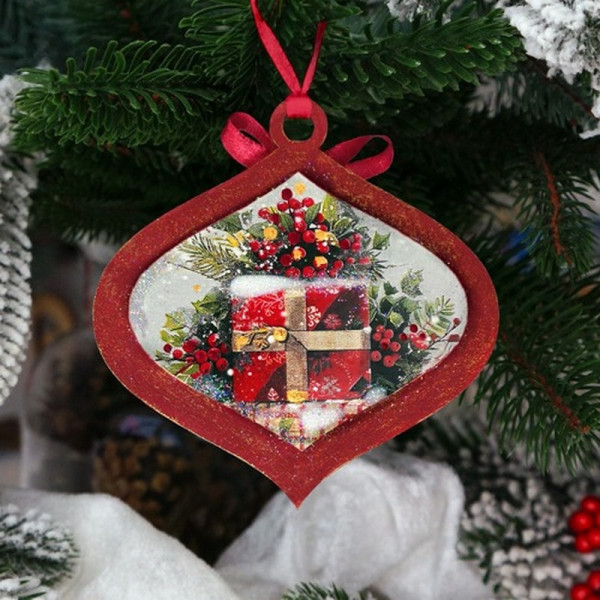 Творческий набор для создания 3-х елочных украшений "Vintage Christmas" FDCKW-053(FDCKW-053)