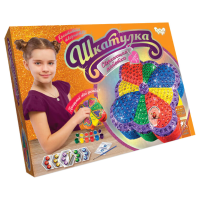 Дитяча скринька Блискучі паєтки SHR-01-3-4-8 для оформлення інтер'єру  Жовтий (SHR-01-03)