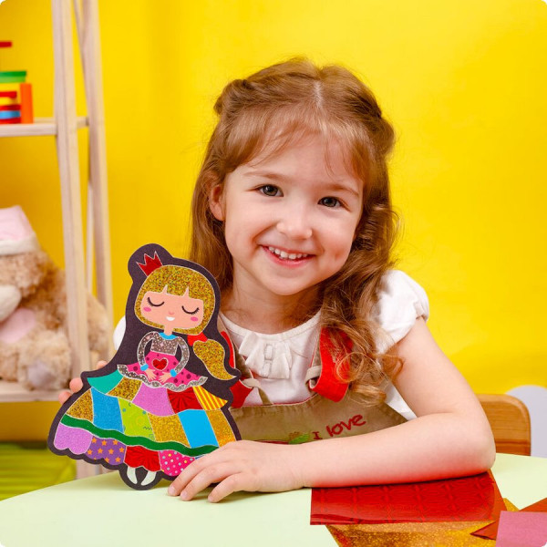 Набір для творчості "Foil Craft Принцеса" VT4433-11, 18 аркушів фольги (VT4433-11)