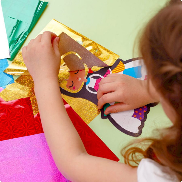 Набір для творчості "Foil Craft Принцеса" VT4433-11, 18 аркушів фольги (VT4433-11)