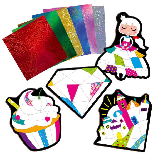 Набір для творчості "Foil Craft Принцеса" VT4433-11, 18 аркушів фольги (VT4433-11)