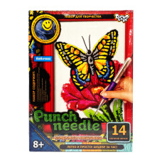 Набор для творчества "Punch Needle: Бабочка" PN-01-08 ковровая вышивка (PN-01-08)