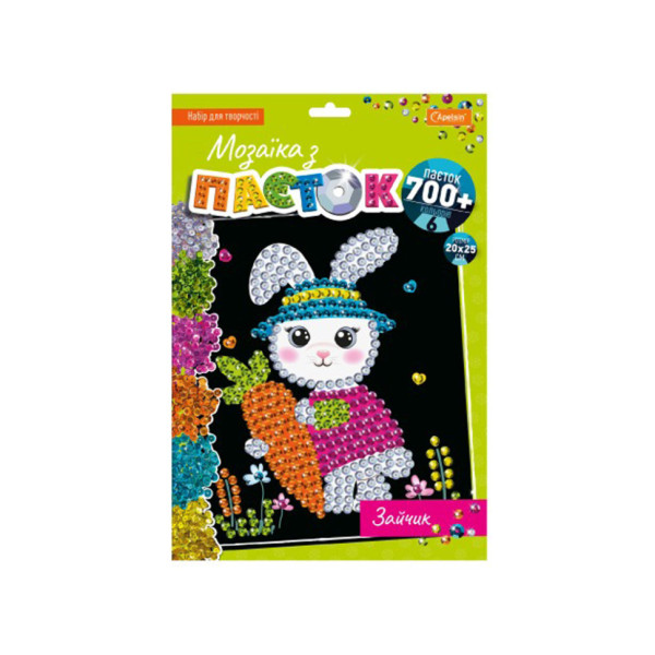 Набор для творчества мозаика из пайеток "Зайчик" НТ-28-12(НТ-28-12)