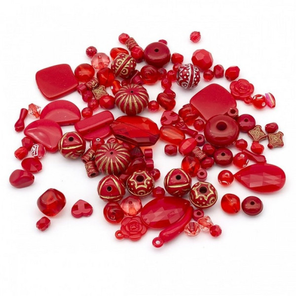 Декоративные бусинки для творчества Бомбей Dom Busin УТ100014229 в упаковке 86 шт(УТ100014229)