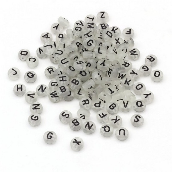 Декоративные бусинки для творчества Буквы Dom Busin УТ100024898 в упаковке 170 шт(УТ100024898)