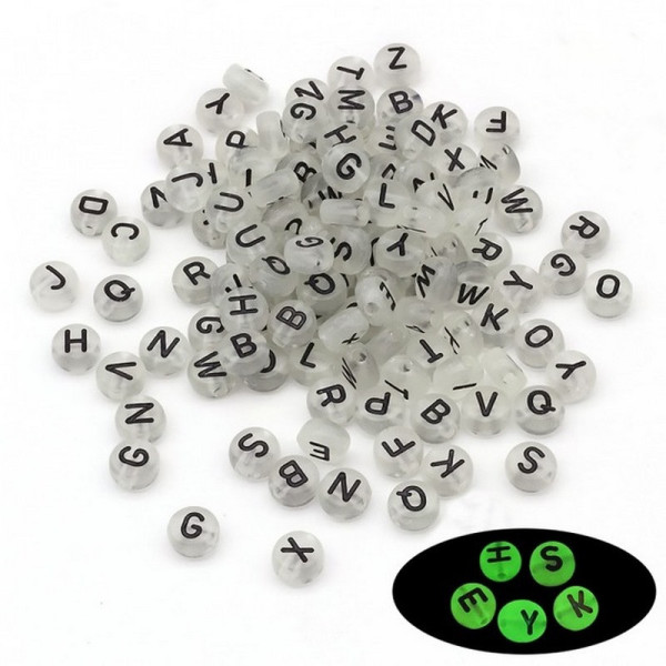 Декоративные бусинки для творчества Буквы Dom Busin УТ100024898 в упаковке 170 шт(УТ100024898)