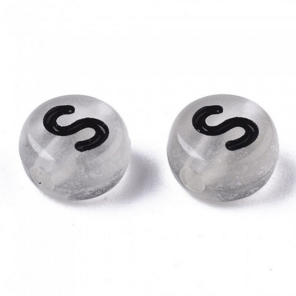 Декоративные бусинки для творчества Буквы Dom Busin УТ100024898 в упаковке 170 шт(УТ100024898)