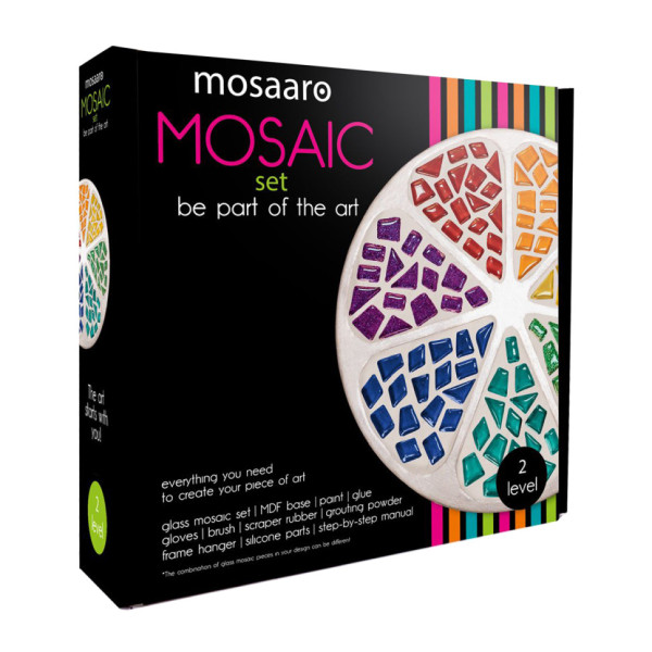 Набір для творчості скляна мозаїка "Квітка" MA2034, 2 рівень (MA2034)