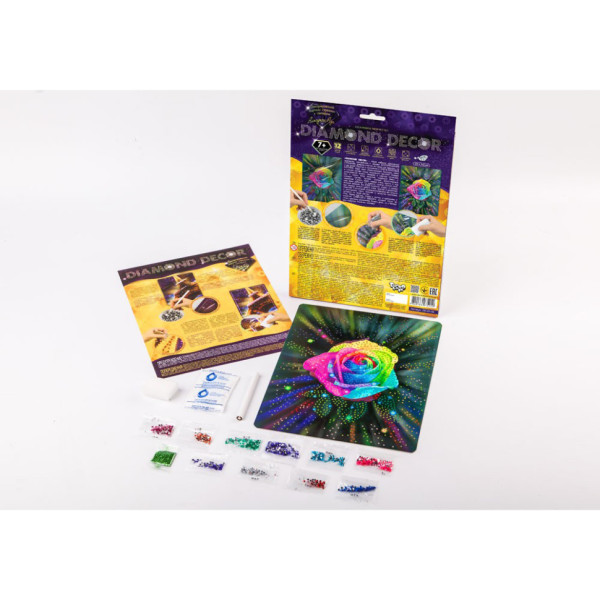 Набор креативного творчества Алмазная роза DD-01-05 "DIAMOND DECOR"