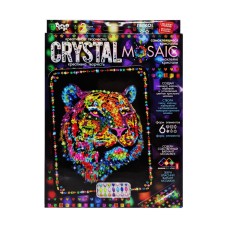 Креативна творчість "Crystal mosaic Тигр" CRM-02-01, 6 форм елементів