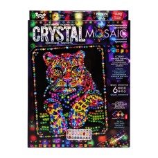 Креативна творчість "Crystal mosaic Леопард" CRM-02-03, 6 форм елементів
