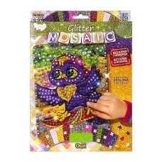 Креативна творчість "Glitter Mosaic Owl" БМ-03-04 блискуча мозаїка