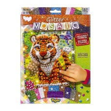 Креативна творчість "Glitter Mosaic Tiger" БМ-03-03 блискуча мозаїка