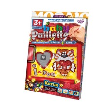 Набір для творчості "Baby Paillette" Котик РG-01-04 глітер+паєтка