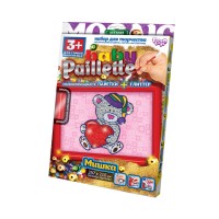 Набор для творчества "Baby Paillette" Мишка РG-01-01 глиттер+пайетка