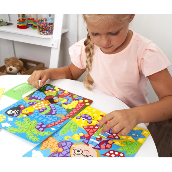 Набір для творчості "М'яка мозаїка. Пірат" VT4511-04, 410 м'яких наклейок (VT4511-04)