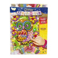 Креативное творчество "Блестящая мозаика: Owl-1" БМ-02-07, 20.6х26 см(БМ-02-07)