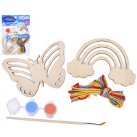 Набір для творчості "Райдуга" M5877UA фарби 3 кольори, нитки (M5877UA)