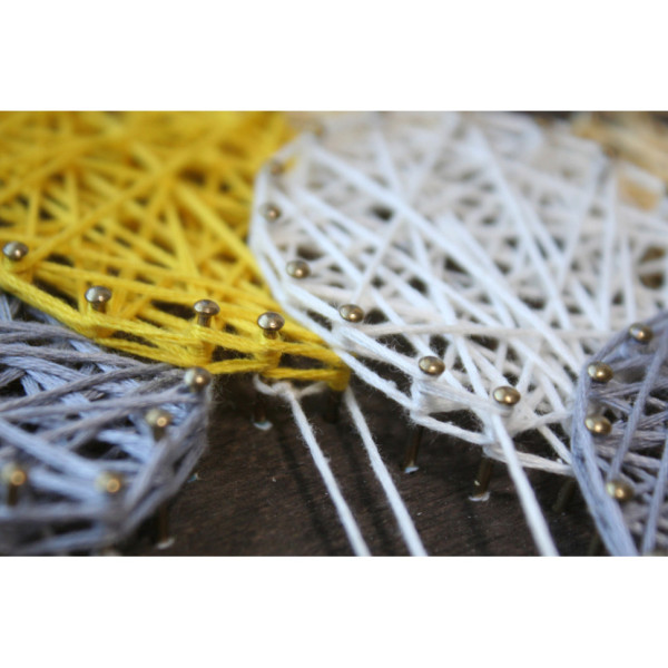 Набір стрінг-арт "Слоненя" ABC-003 дерев'яна основа (ABC-003)