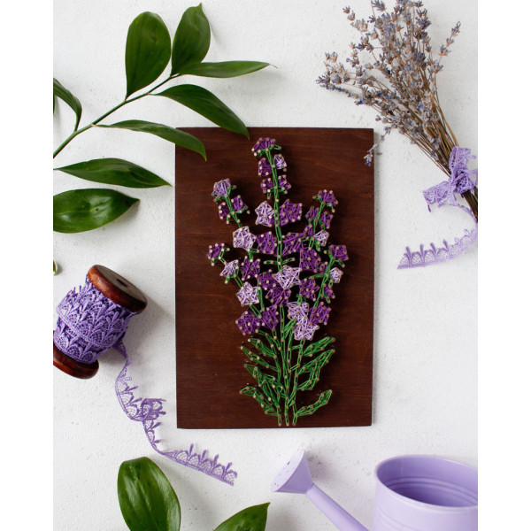 Набір стрінг-арт "Лаванда" ABC-021 дерев'яна основа (ABC-021)