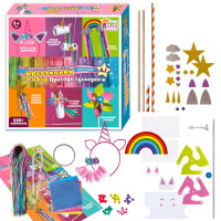 Дитячий набір творчості "Пригоди єдинорогів 6 в 1" 37048, 220+ елементів (37048)