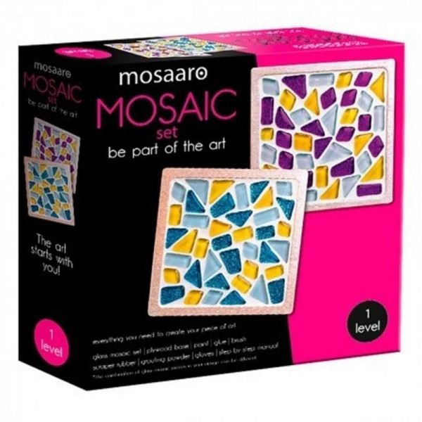 Набір для скляної мозаїки "Підставки для чашок" MA1002 квадратні (MA1002)