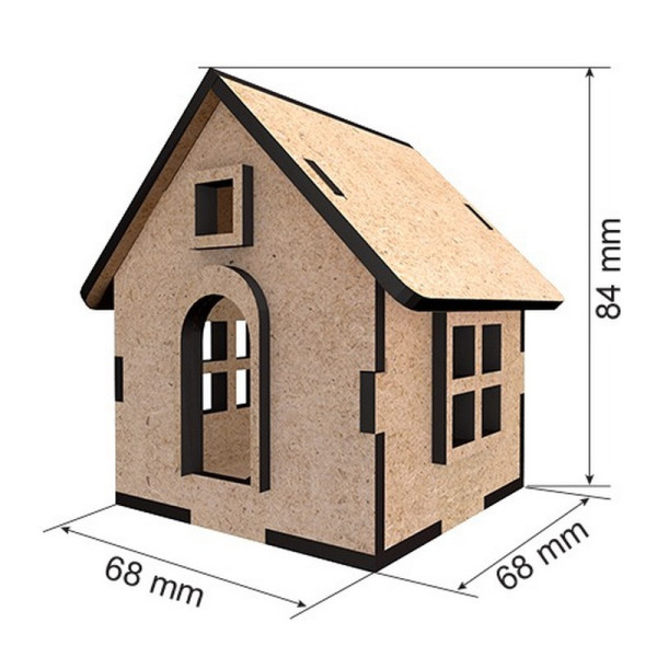 Заготовка для декорування "Будиночок 10" FDPO-349 (FDPO-349)