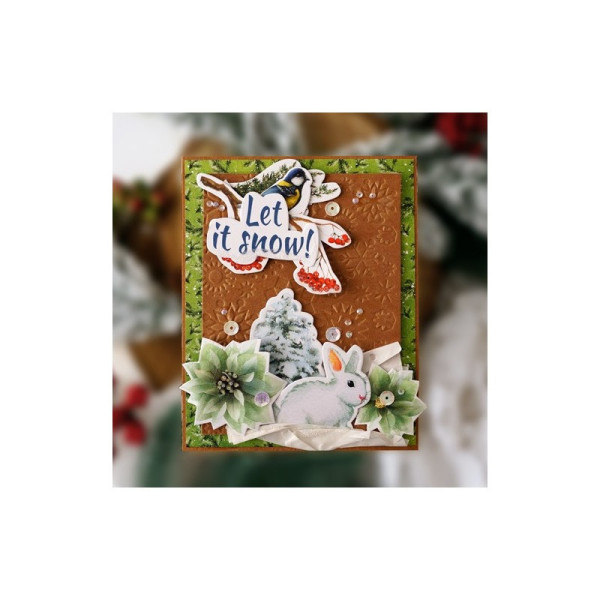 Набор для поздравительных открыток "Hello Winter" FDGCK-051, 12х15 см, 6 шт(FDGCK-051)