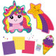 Набор для творчества "Веселый Единорог" VT4511-20 с мягкой мозаикой и стразами(VT4511-20)