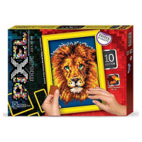Набір для творчості "Мозаїка Піксель: Лев" РМ-01-06, 21х29,7 см, рамка в наборі (РМ-01-06)