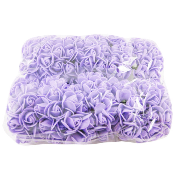 Декоративні троянди для творчості KV-728 пучок 12 штук  (KV-728)