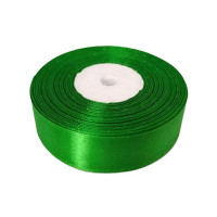 Атласна стрічка для рукоділля АБ-132, 0.6 см x 23 м, Зелений  (АБ-132)
