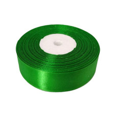 Атласна стрічка для рукоділля АБ-132, 0.6 см x 23 м, Зелений  (АБ-132)