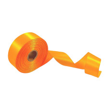 Атласна стрічка для рукоділля АБ-341, 2,5 см x 23 м, Помаранчевий (АБ-341)