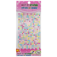 Наклейка камені "Перловий мікс" Планшетка-№29 на планшетці 468 шт 0,4 мм (Планшетка-№29)