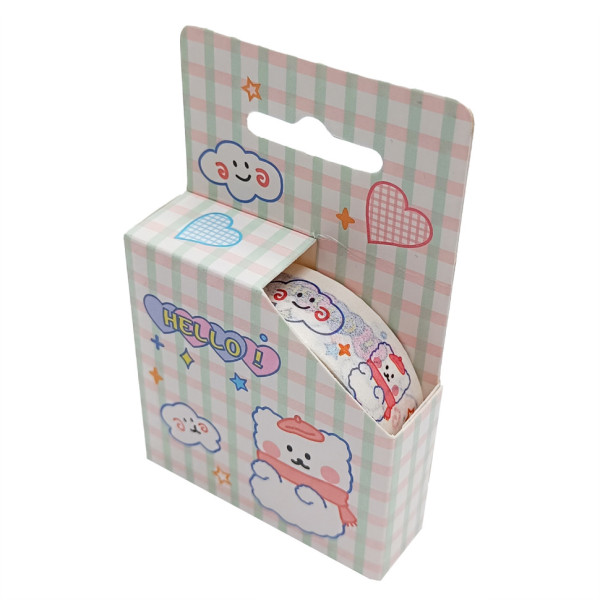 Скотч декоративний "Улюблений ведмедик" E-601-1  (E-601-1)