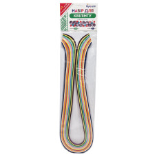 Папір для квілінгу "Щедрий вечір" Bumagia 5-70, 5 мм х 70 см, 12 кольорів (5-70)