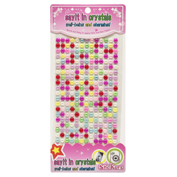 Напівбусини наклейки Bambi Планшетка №28, 6 мм, на планшетці 260 шт (Планшетка-№28)