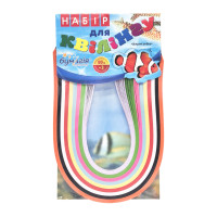 Папір для квілінгу "Яскраві рибки" Bumagia 5-30-1, 5 ммх30 см (5-30-1)