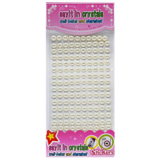 Напівнамистини наклейки Планшетка-№18, 8 мм, на планшетці 130 шт (Планшетка-№18)