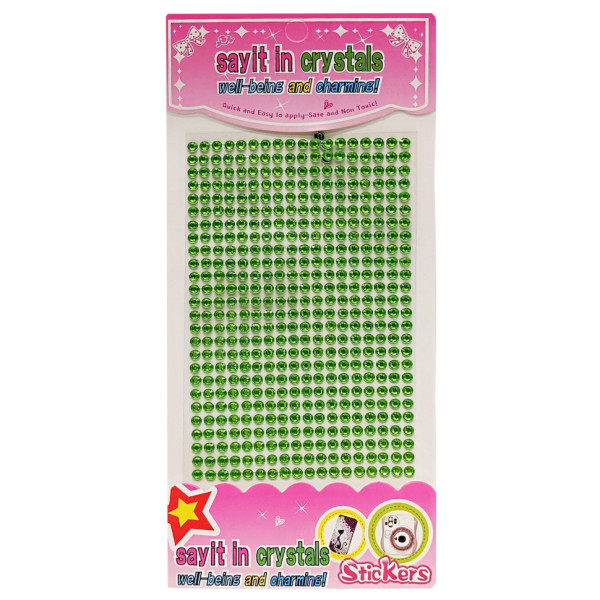 Напівнамистини наклейки Планшетка-№25, 4 мм, на планшетці 468 шт (Планшетка-№25)