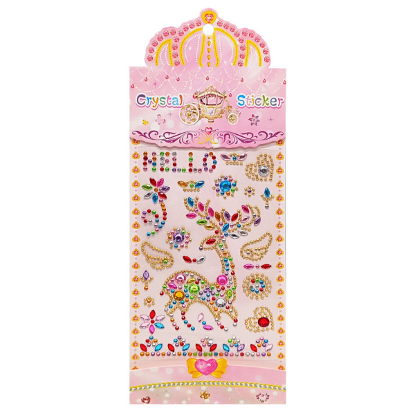 Наклейки декоративні "Кристали" XY-022-2 на планшеті (XY-022-2)