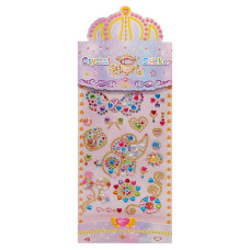 Наклейки декоративні "Кристали" XY-022-4 на планшеті (XY-022-4)