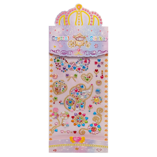 Наклейки декоративні "Кристали" XY-022-4 на планшеті (XY-022-4)