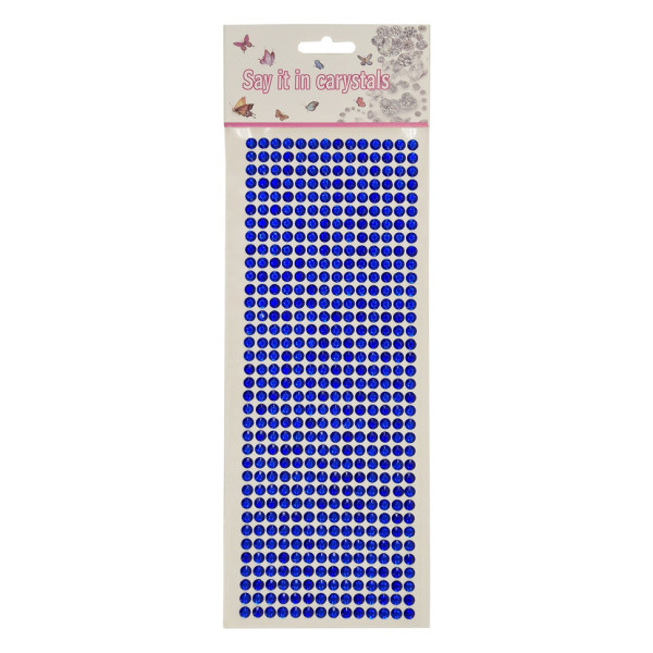 Наклейки декоративні XY-004(Blue) на планшеті 504 шт (XY-004(Blue))