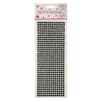 Наклейки декоративні XY-004(Black) на планшеті 504 шт (XY-004(Black))