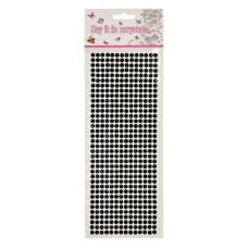 Наклейки декоративні XY-004(Black) на планшеті 504 шт (XY-004(Black))