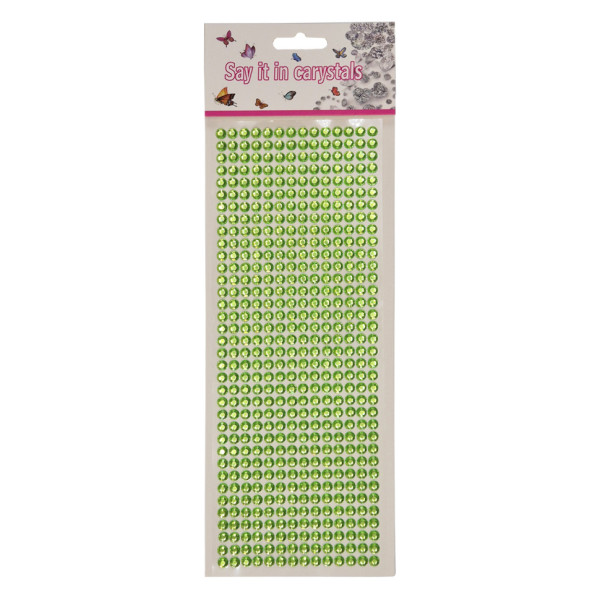 Наклейки декоративні XY-004(Green) на планшеті 504 шт (XY-004(Green))