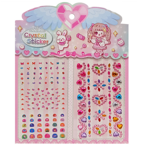 Наклейка камни XY-008-2(Pink) для авто, ноутбуков, телефонов (XY-008-2(Pink))